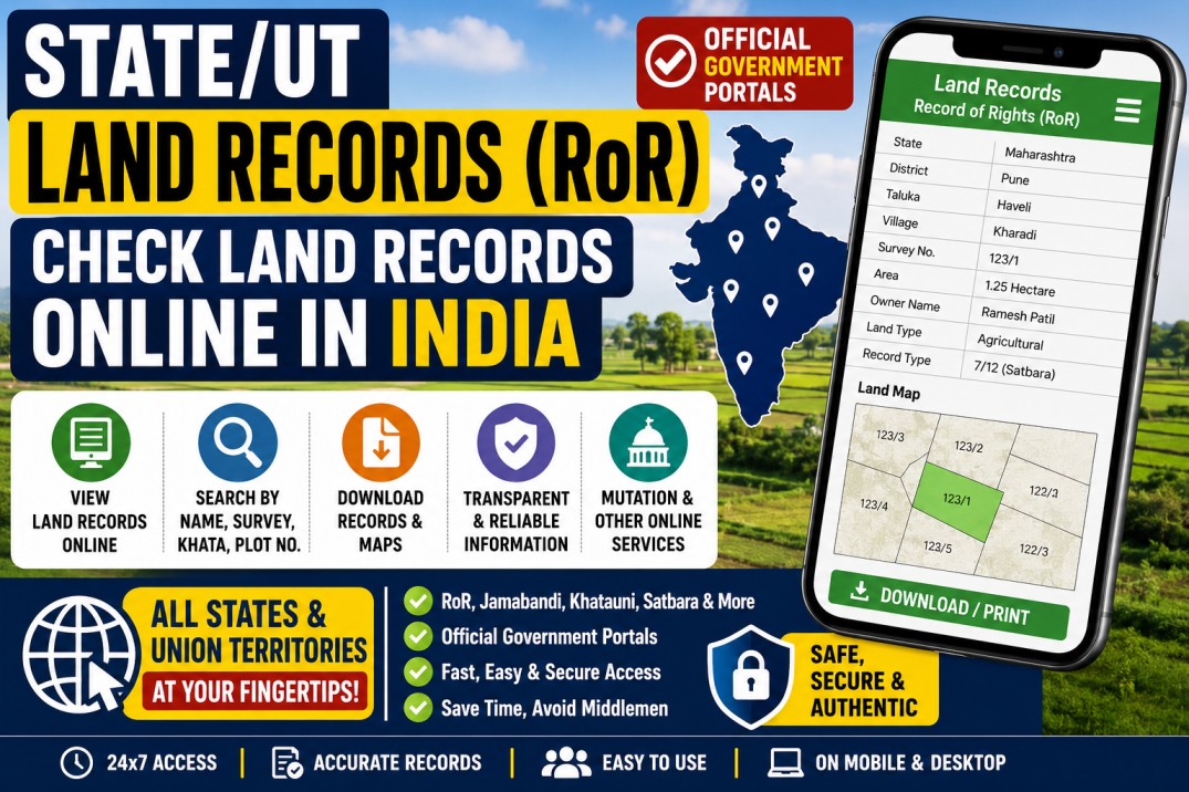 state-ut-land-records-ror-online-india