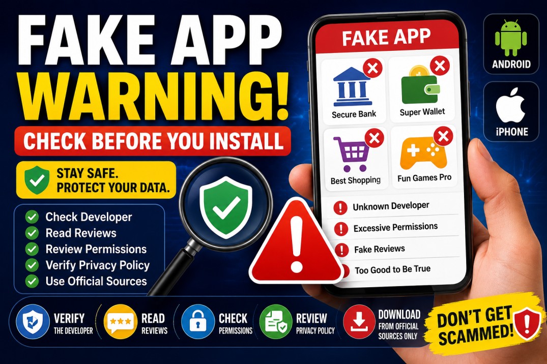 How to Identify Fake Apps Before Installing Them on Android or iPhone