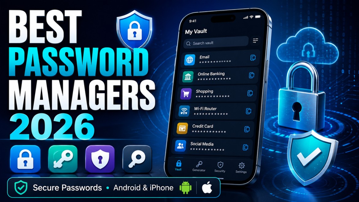 Best Password Manager Apps for Android, iPhone and Computer in 2026