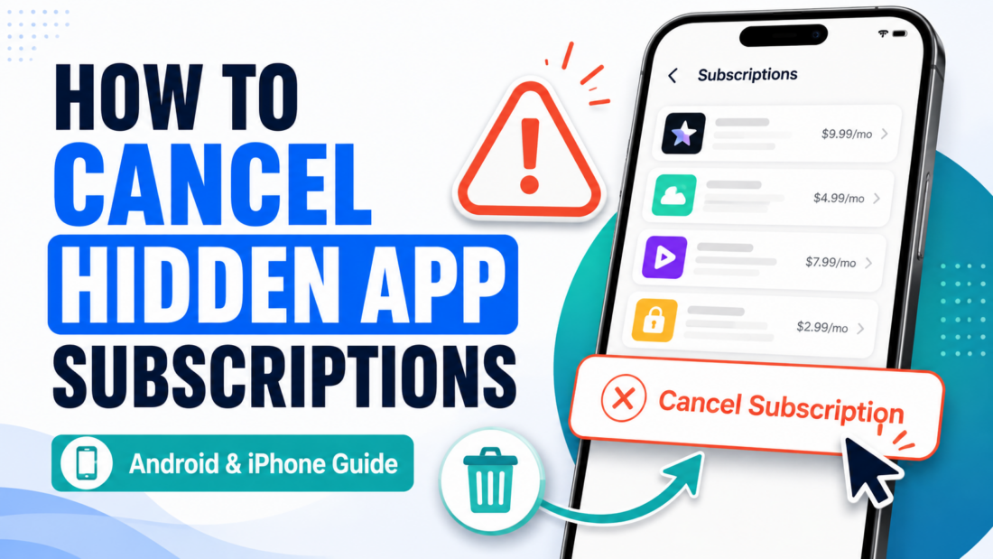 How to Cancel Hidden App Subscriptions on Android and iPhone